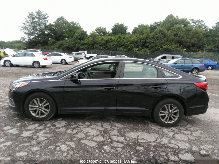 2017 HYUNDAI SONATA 2.4L - 5NPE24AF7HH529566