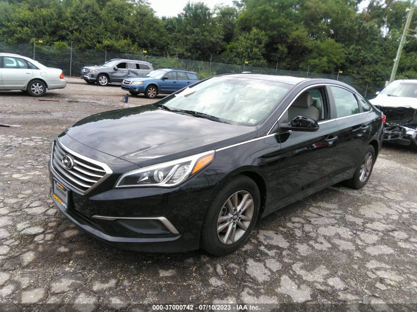 2017 HYUNDAI SONATA 2.4L - 5NPE24AF7HH529566