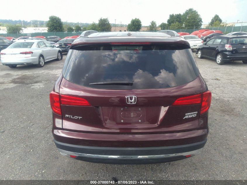 2016 HONDA PILOT TOURING - 5FNYF6H94GB110827