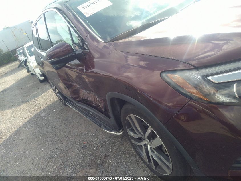 2016 HONDA PILOT TOURING - 5FNYF6H94GB110827