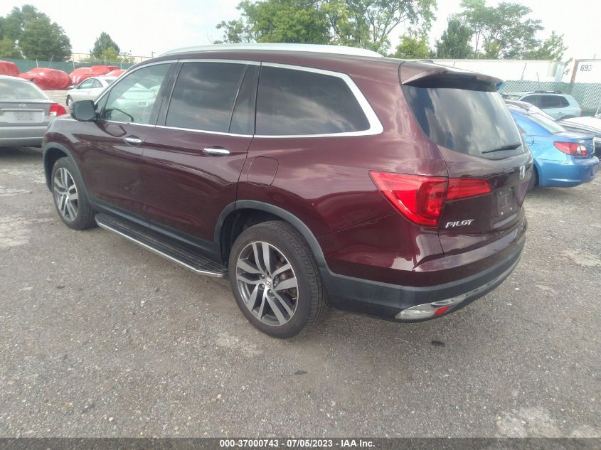 2016 HONDA PILOT TOURING - 5FNYF6H94GB110827