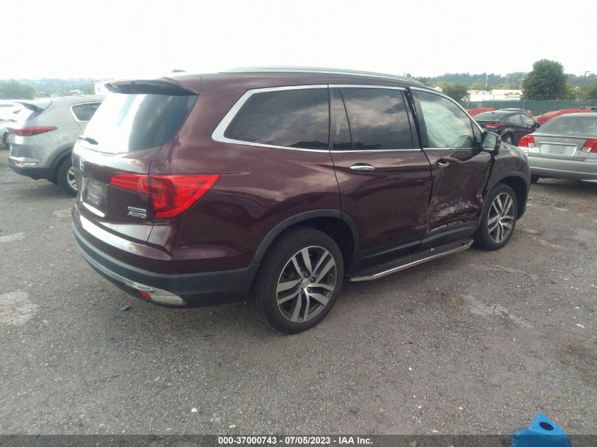 2016 HONDA PILOT TOURING - 5FNYF6H94GB110827