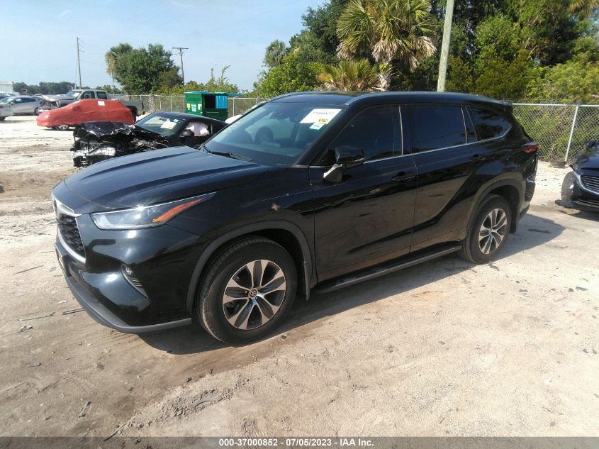 2021 TOYOTA HIGHLANDER XLE - 5TDGZRBHXMS086951