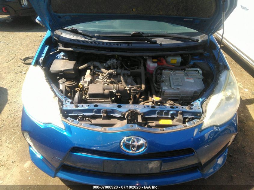 2013 TOYOTA PRIUS C ONE/TWO/THREE/FOUR - JTDKDTB34D1533913