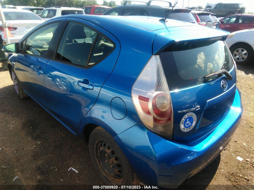 2013 TOYOTA PRIUS C ONE/TWO/THREE/FOUR - JTDKDTB34D1533913