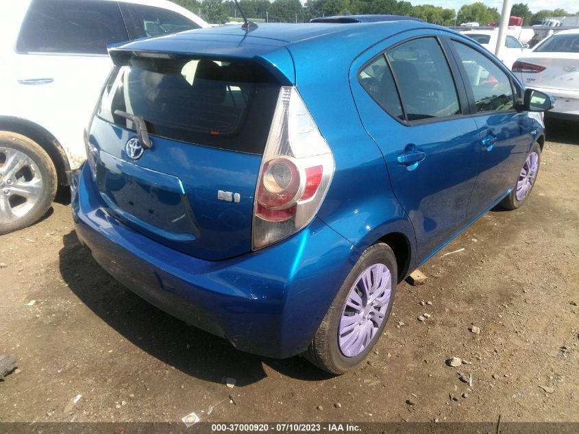 2013 TOYOTA PRIUS C ONE/TWO/THREE/FOUR - JTDKDTB34D1533913