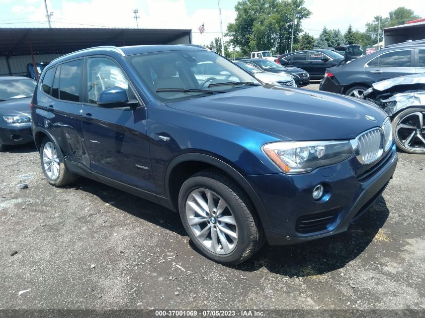 2017 BMW X3 XDRIVE28I - 5UXWX9C3XH0W76286