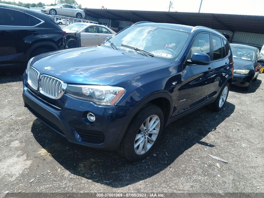 2017 BMW X3 XDRIVE28I - 5UXWX9C3XH0W76286