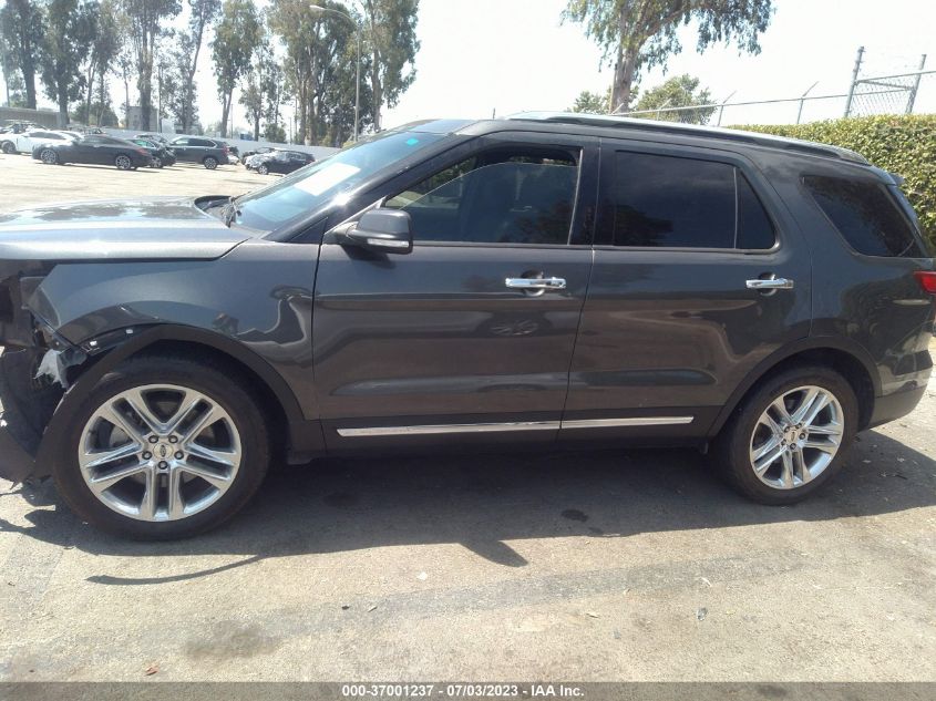 2017 FORD EXPLORER LIMITED - 1FM5K7FH1HGB79590