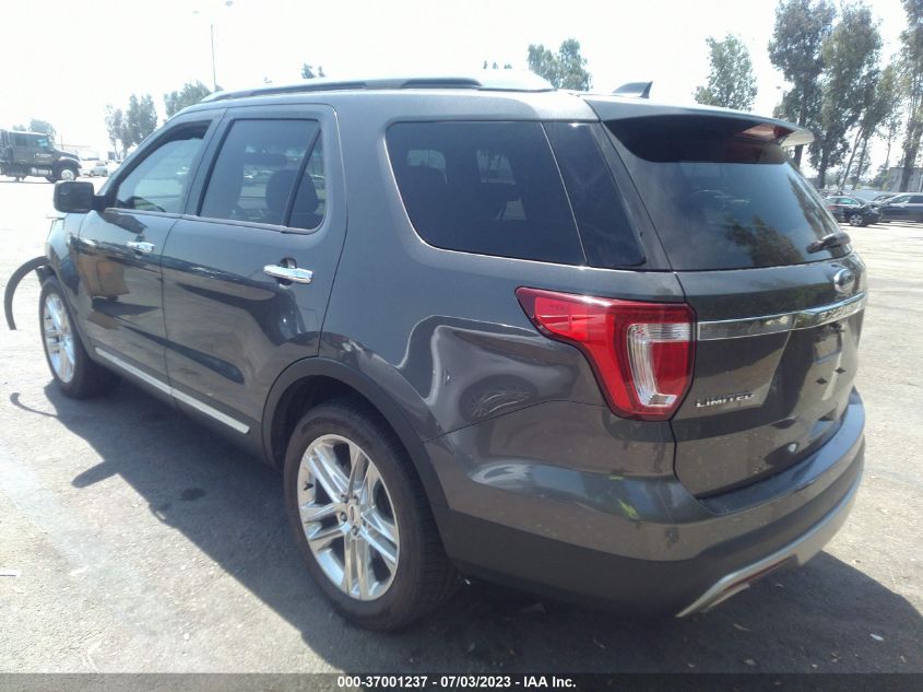 2017 FORD EXPLORER LIMITED - 1FM5K7FH1HGB79590