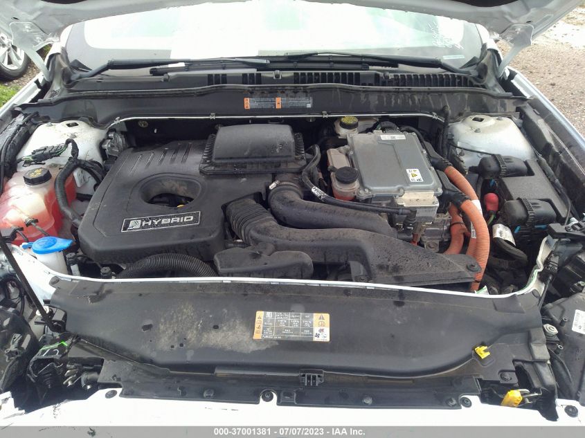 3FA6P0UU2GR404582 2016 FORD FUSION, photo no. 10