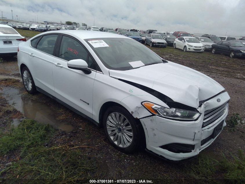 2016 FORD FUSION S HYBRID - 3FA6P0UU2GR404582