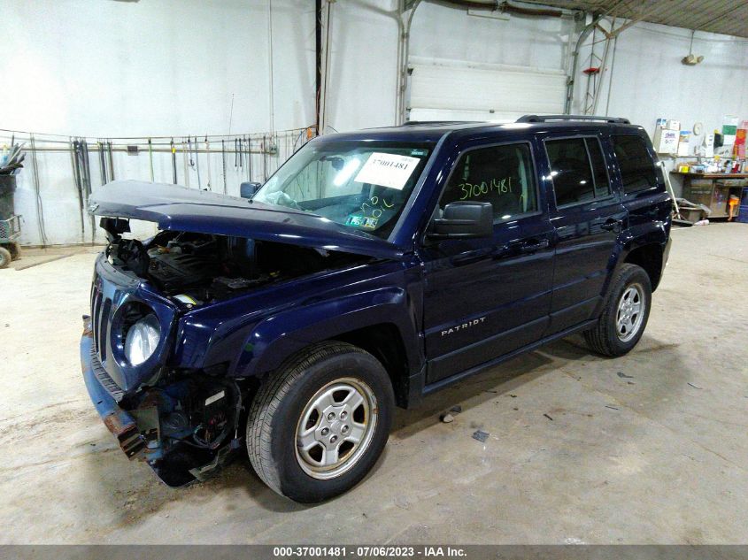 2013 JEEP PATRIOT SPORT - 1C4NJRBB2DD212127
