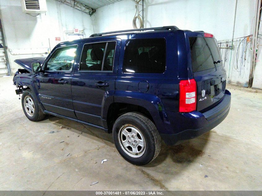 2013 JEEP PATRIOT SPORT - 1C4NJRBB2DD212127