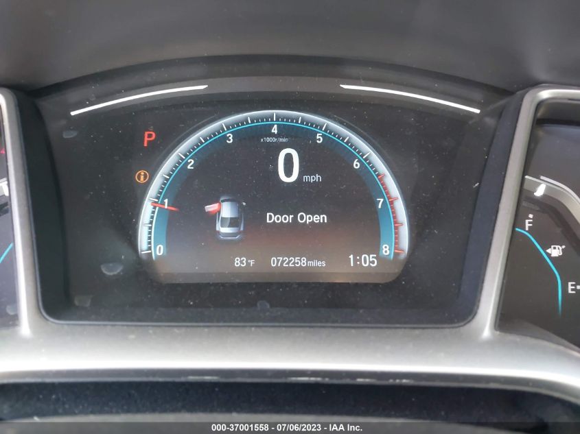 2019 HONDA CIVIC SEDAN EX-L - 19XFC1F77KE201383