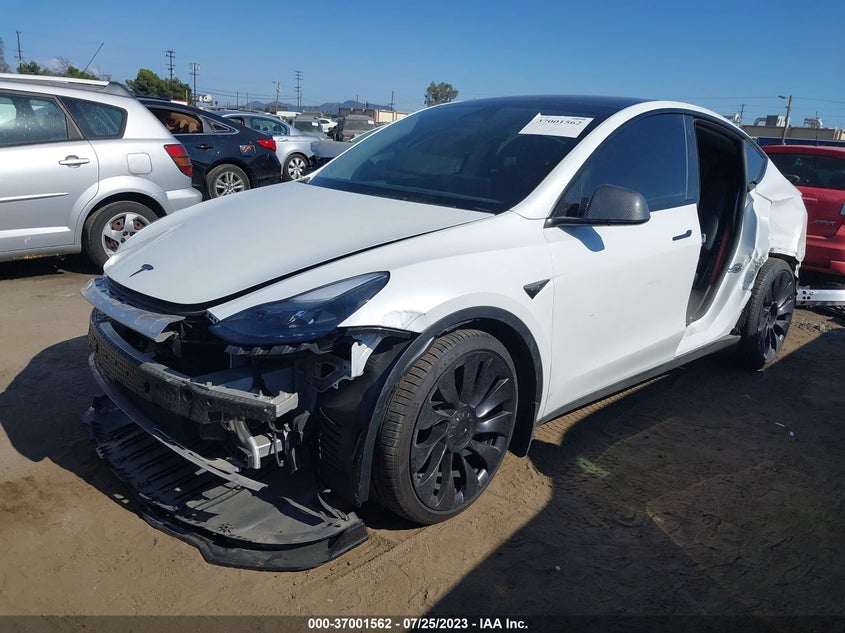 VIN 7SAYGDEF7NF495330 2022 TESLA MODEL Y PERFORMANCE
