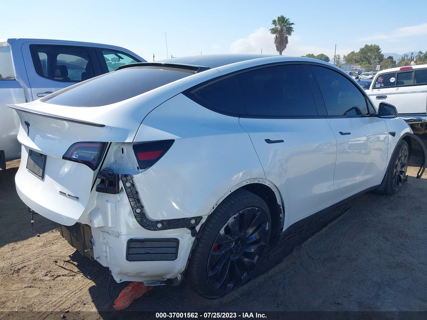 VIN 7SAYGDEF7NF495330 2022 TESLA MODEL Y PERFORMANCE