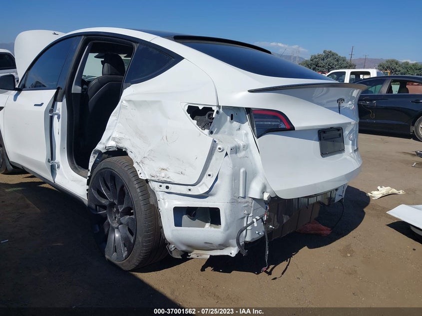 VIN 7SAYGDEF7NF495330 2022 TESLA MODEL Y PERFORMANCE