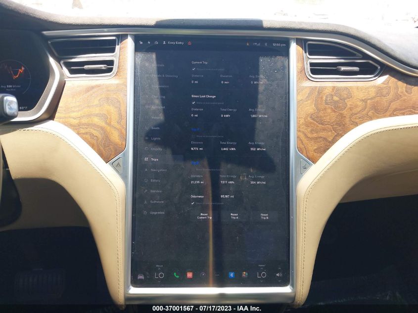 2016 TESLA MODEL X 70D/90D/75D/60D/P100D - 5YJXCBE29GF018150
