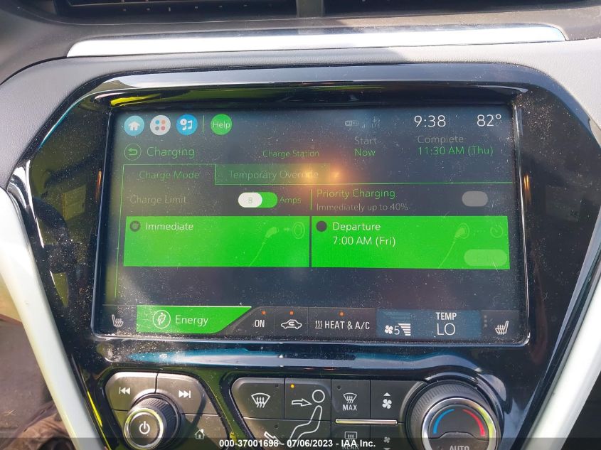 2018 CHEVROLET BOLT EV PREMIER 1G1FX6S07J4108883