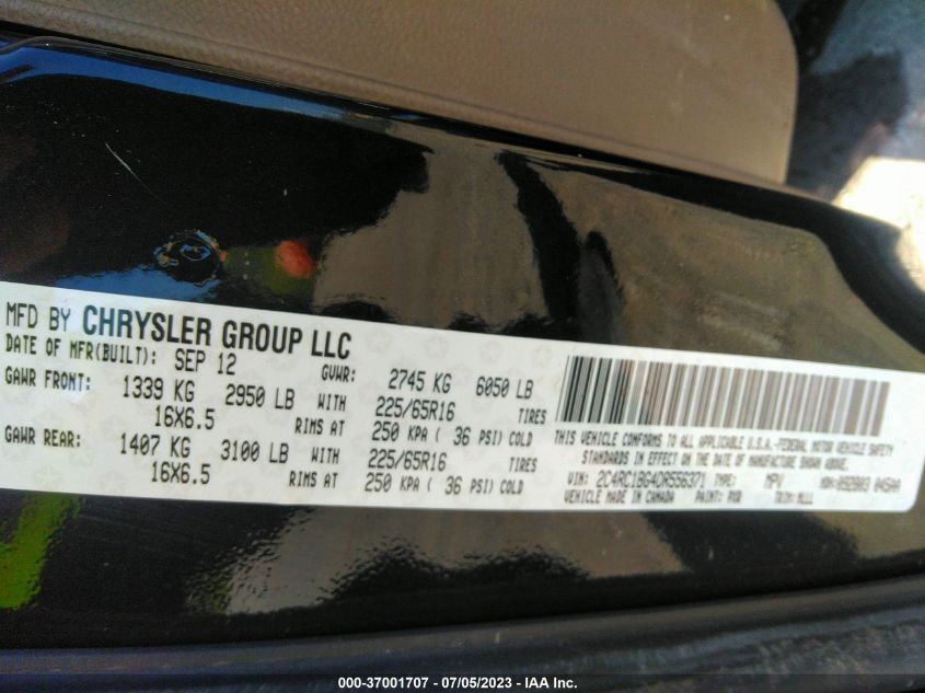 2013 CHRYSLER TOWN & COUNTRY TOURING - 2C4RC1BG4DR556371