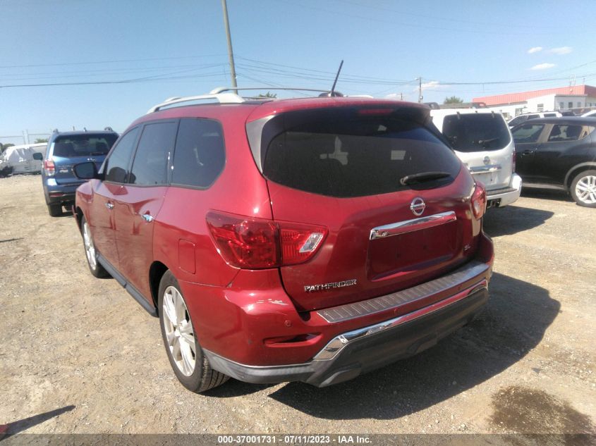 2018 NISSAN PATHFINDER SL - 5N1DR2MN0JC678493