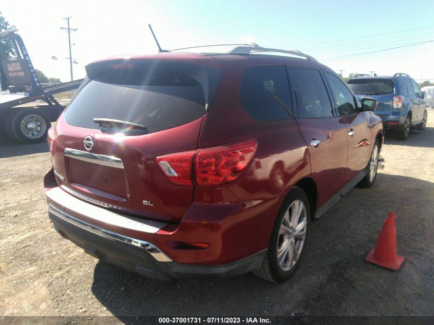 2018 NISSAN PATHFINDER SL - 5N1DR2MN0JC678493