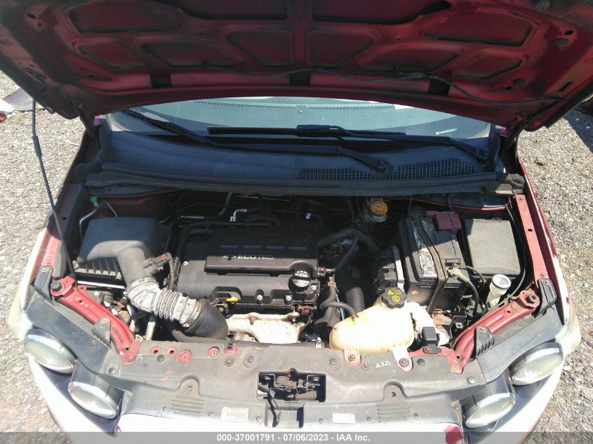 2013 CHEVROLET SONIC LTZ - 1G1JE6SB7D4124877