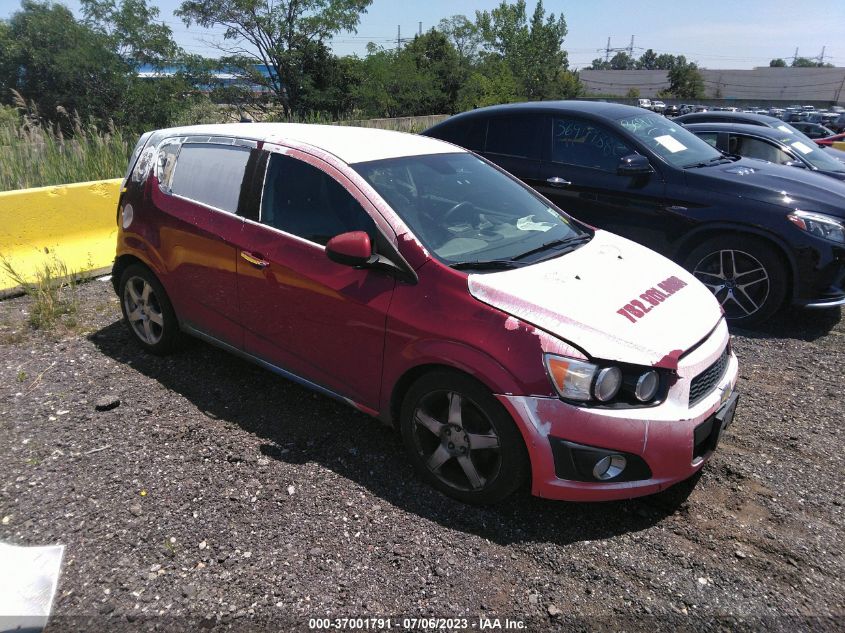 2013 CHEVROLET SONIC LTZ - 1G1JE6SB7D4124877