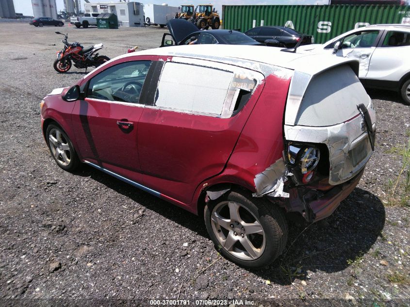 2013 CHEVROLET SONIC LTZ - 1G1JE6SB7D4124877
