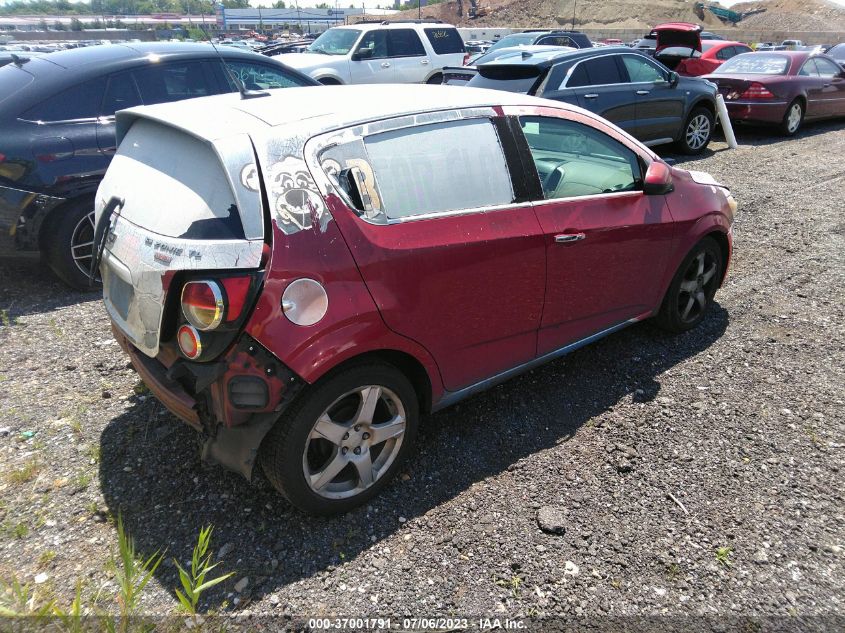 2013 CHEVROLET SONIC LTZ - 1G1JE6SB7D4124877