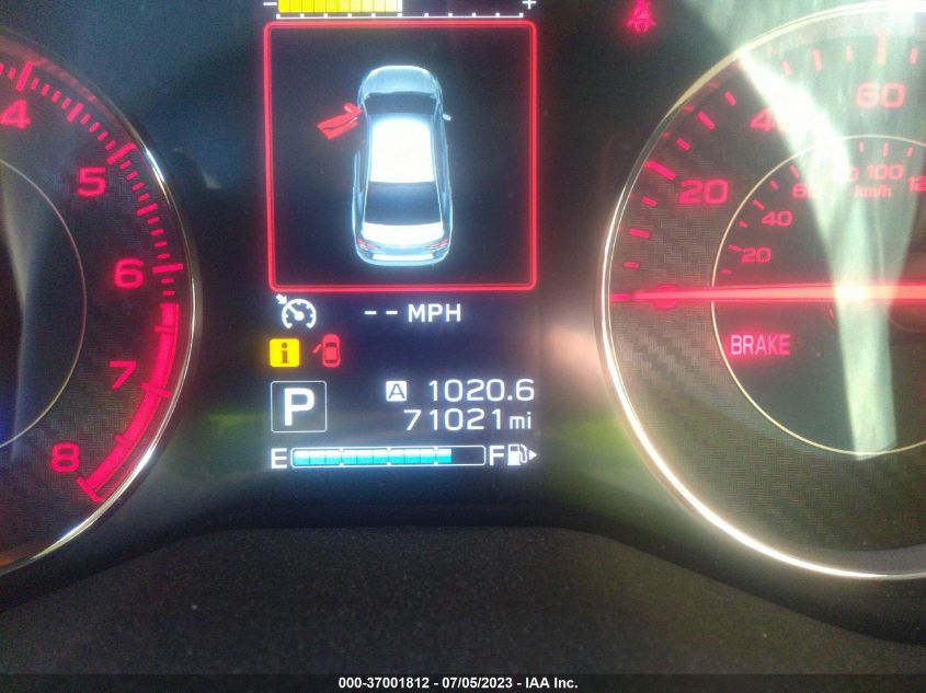 2019 SUBARU IMPREZA SPORT - 4S3GTAJ64K3739811