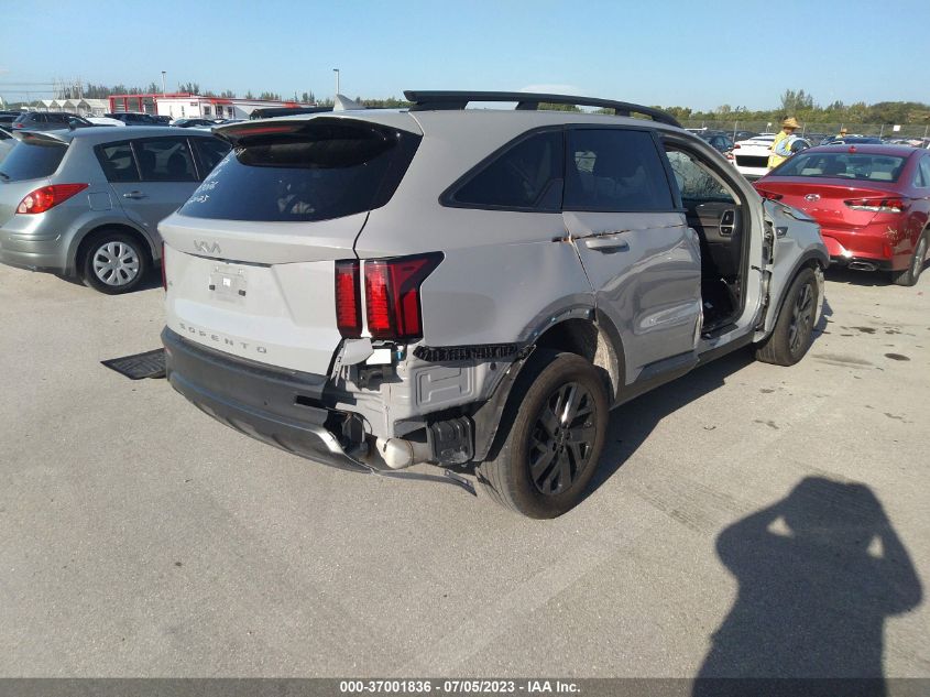 2022 KIA SORENTO X-LINE S - 5XYRLDLC3NG123076