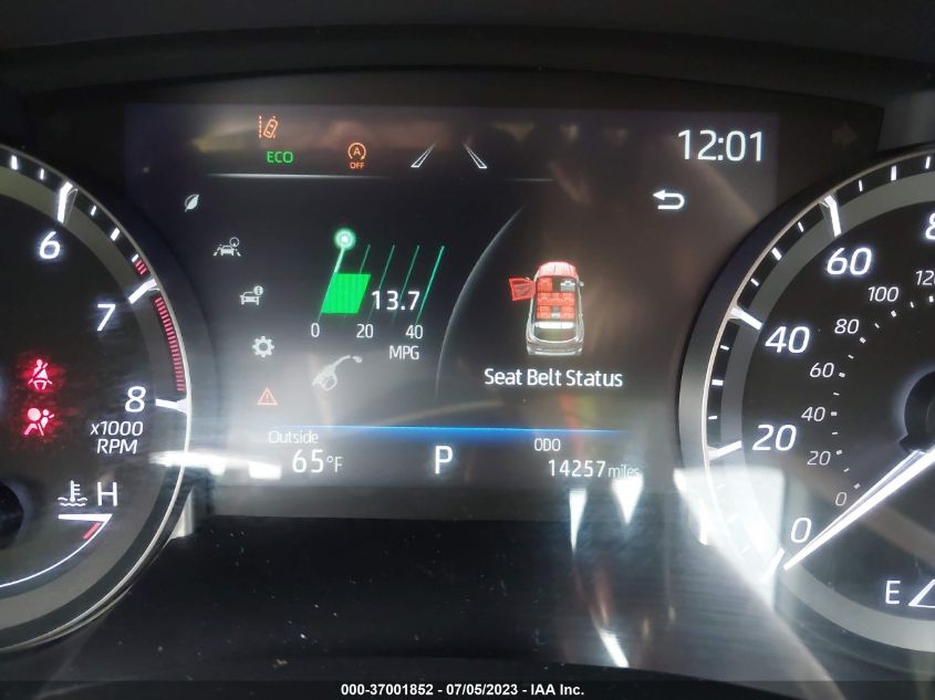 2022 TOYOTA HIGHLANDER XLE - 5TDHZRBH7NS182459