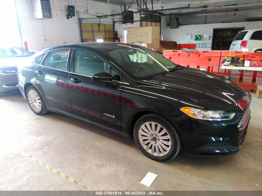 2014 FORD FUSION S HYBRID - 3FA6P0UU2ER369068