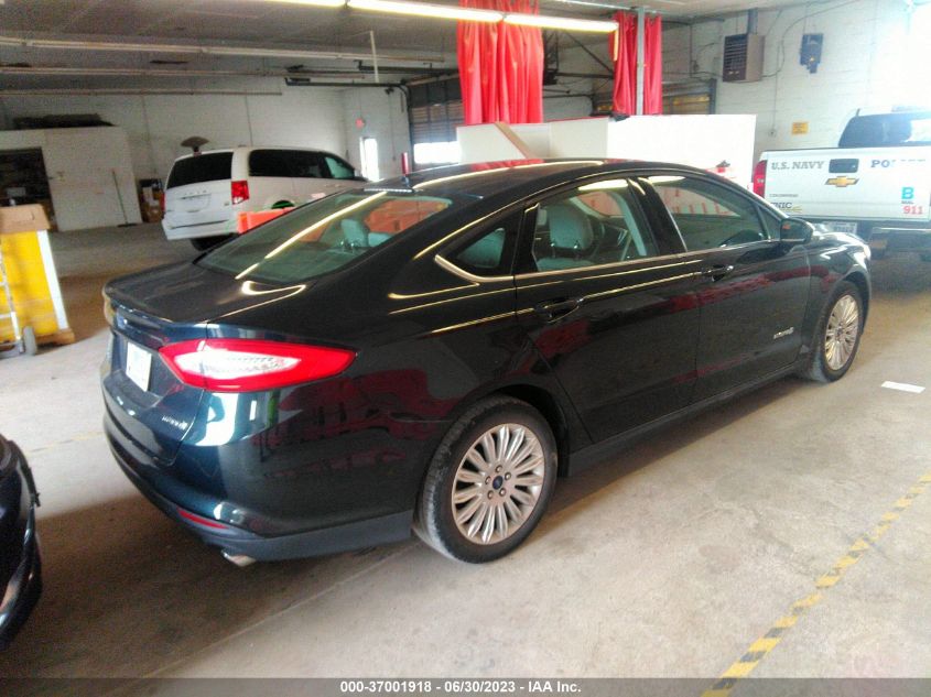 2014 FORD FUSION S HYBRID - 3FA6P0UU2ER369068