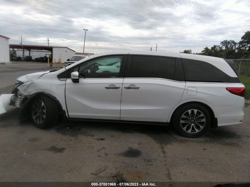 2021 HONDA ODYSSEY EX-L - 5FNRL6H75MB018844