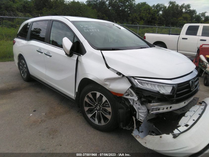 2021 HONDA ODYSSEY EX-L - 5FNRL6H75MB018844