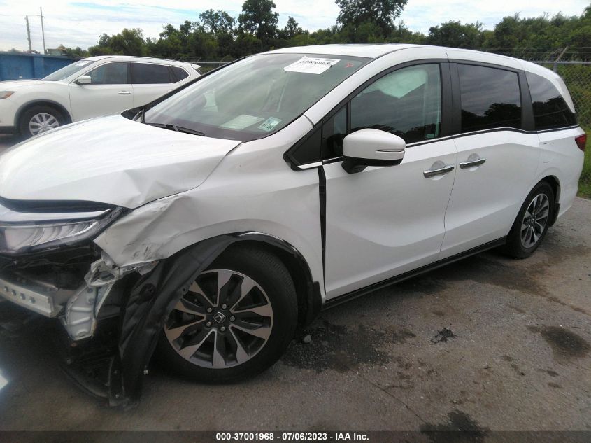 2021 HONDA ODYSSEY EX-L - 5FNRL6H75MB018844