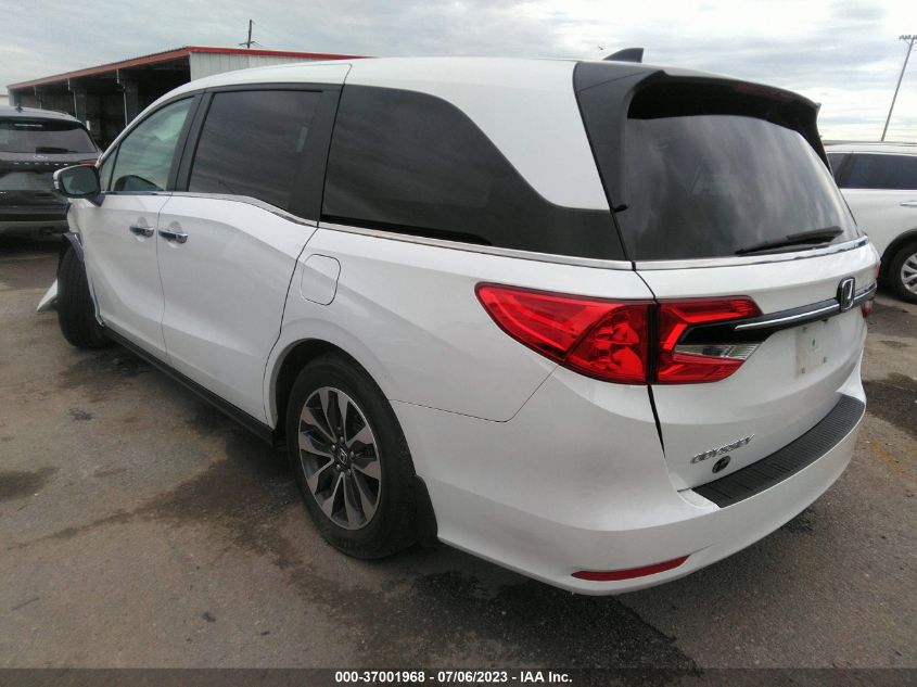 2021 HONDA ODYSSEY EX-L - 5FNRL6H75MB018844