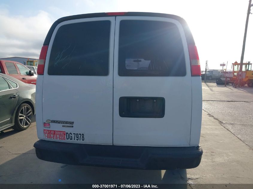 2013 CHEVROLET EXPRESS CARGO VAN - 1GCWGFCAXD1163994