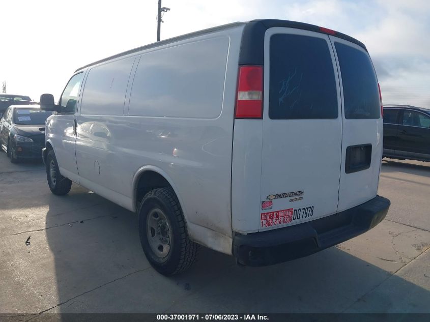 2013 CHEVROLET EXPRESS CARGO VAN - 1GCWGFCAXD1163994
