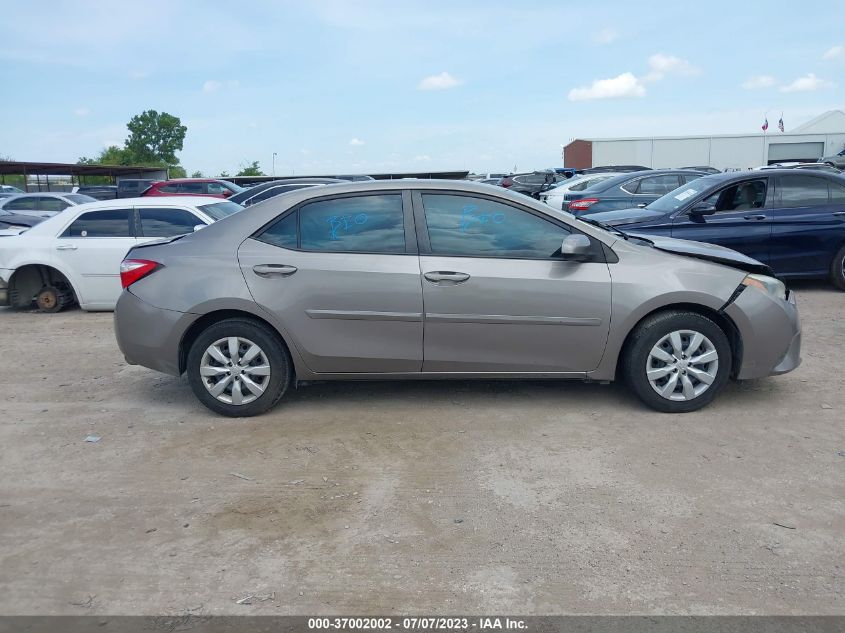 2015 TOYOTA COROLLA L/LE/S/S PLUS/LE PLUS - 5YFBURHE3FP243169