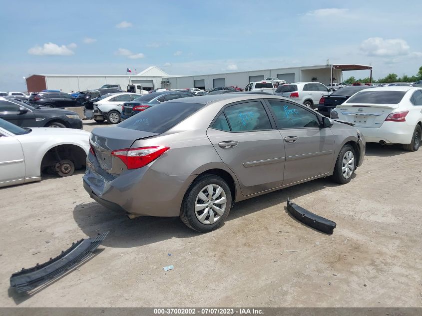2015 TOYOTA COROLLA L/LE/S/S PLUS/LE PLUS - 5YFBURHE3FP243169
