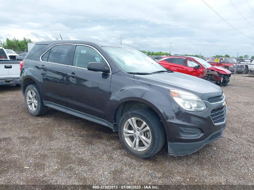 2016 CHEVROLET EQUINOX LS - 2GNALBEK9G6225401