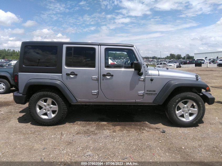 2015 JEEP WRANGLER UNLIMITED SPORT - 1C4BJWDG9FL588830