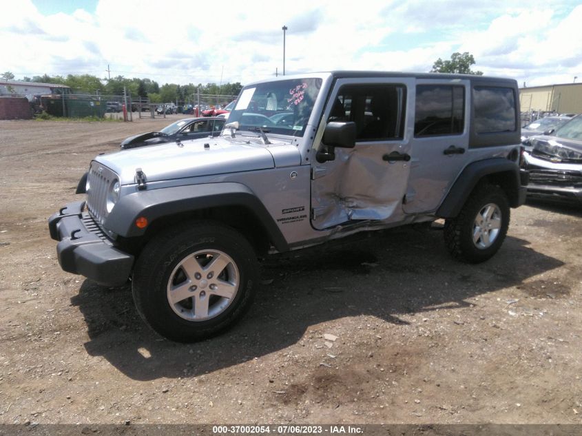 2015 JEEP WRANGLER UNLIMITED SPORT - 1C4BJWDG9FL588830