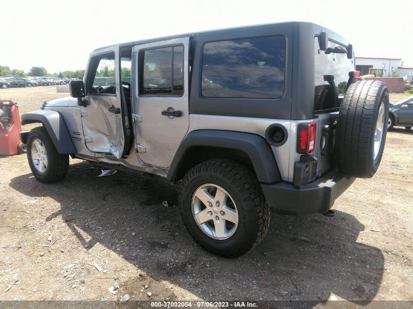 2015 JEEP WRANGLER UNLIMITED SPORT - 1C4BJWDG9FL588830