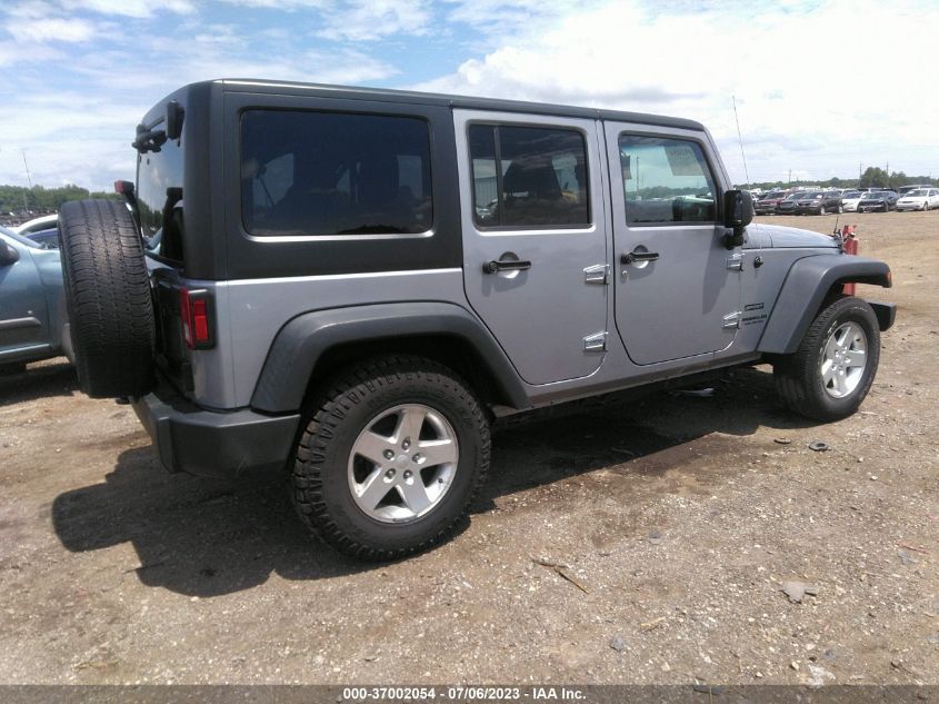 2015 JEEP WRANGLER UNLIMITED SPORT - 1C4BJWDG9FL588830