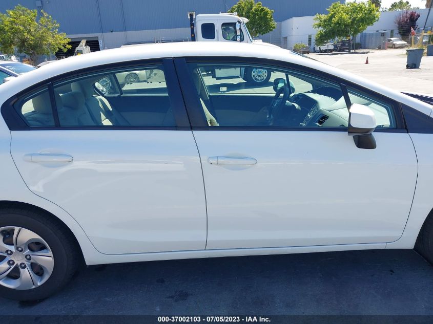 2013 HONDA CIVIC SDN LX - 19XFB2F59DE227929